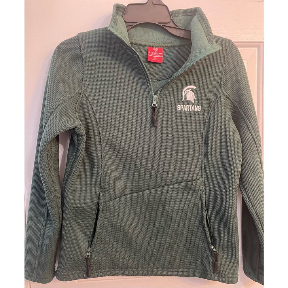 Spartans Michigan State 1/4 Zip Womens pullover